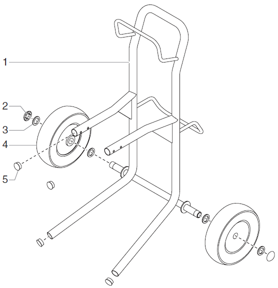 RentSpray 600 High Rider Cart Assembly Parts